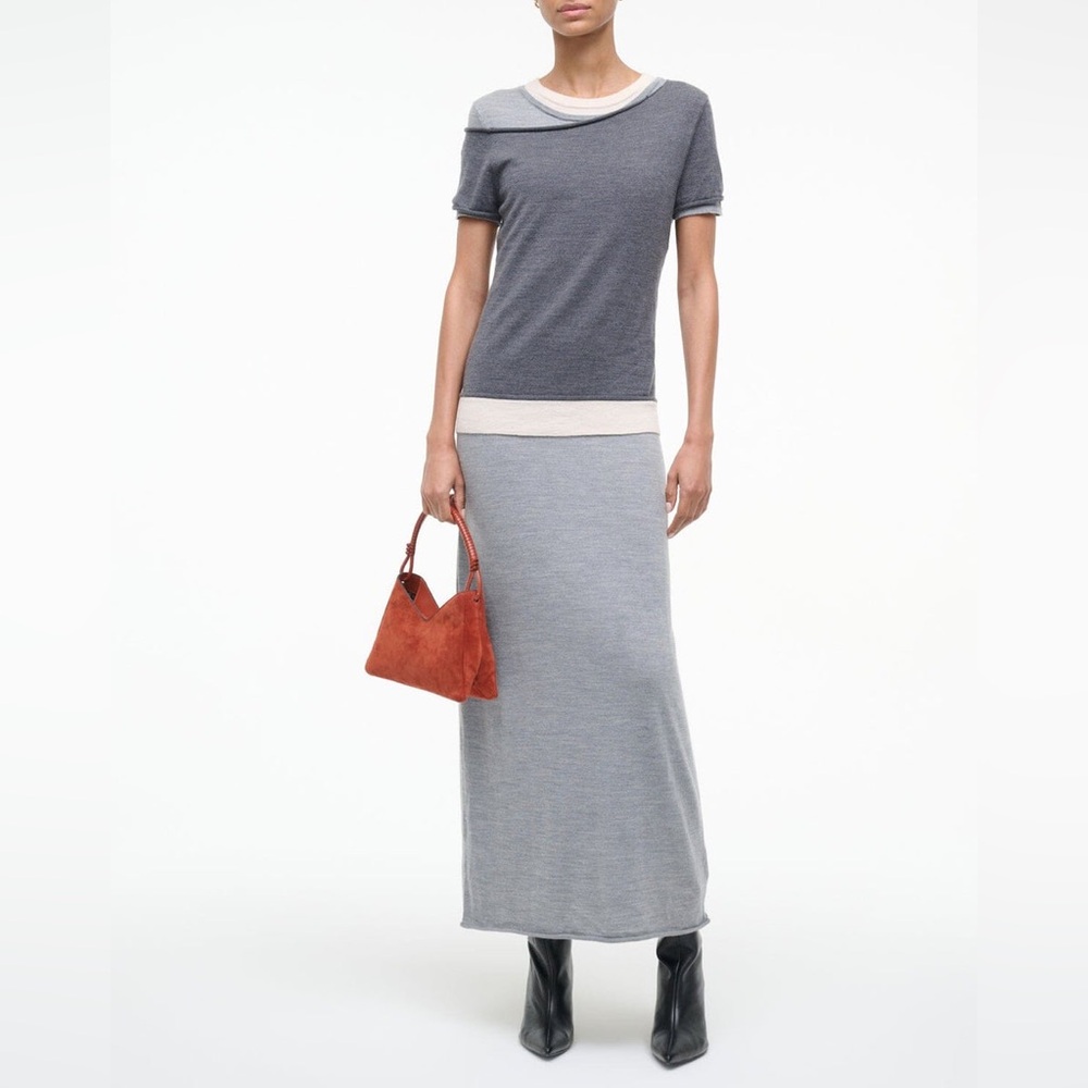 STAUD Suede Valerie Bag - Auburn - Price Firm - Picture 8 of 16